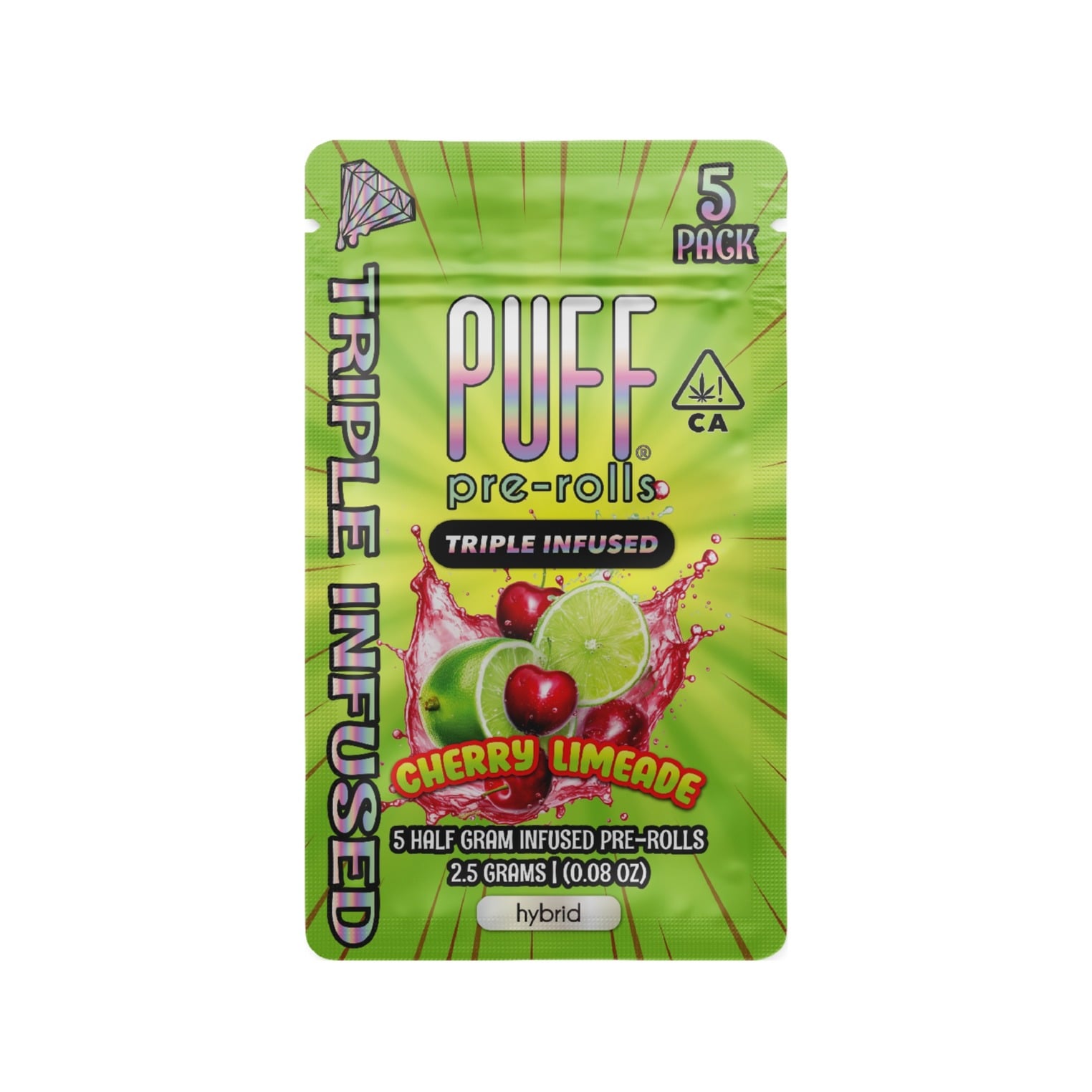 Cherry Limeade - Diamond Infused Hybrid - 5 pack [2.5g]