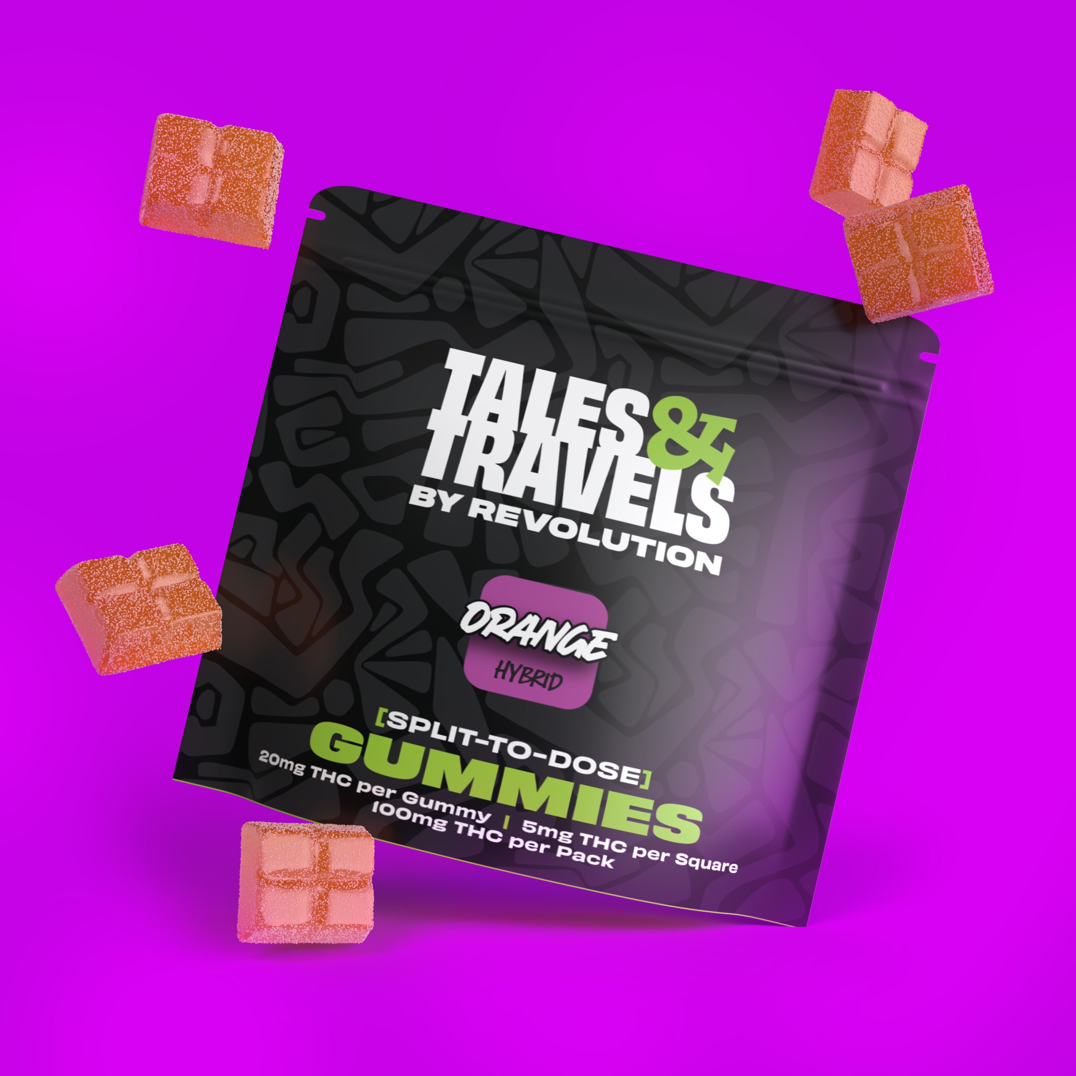 Orange: Split-To-Dose Gummies [5pk](100mg)