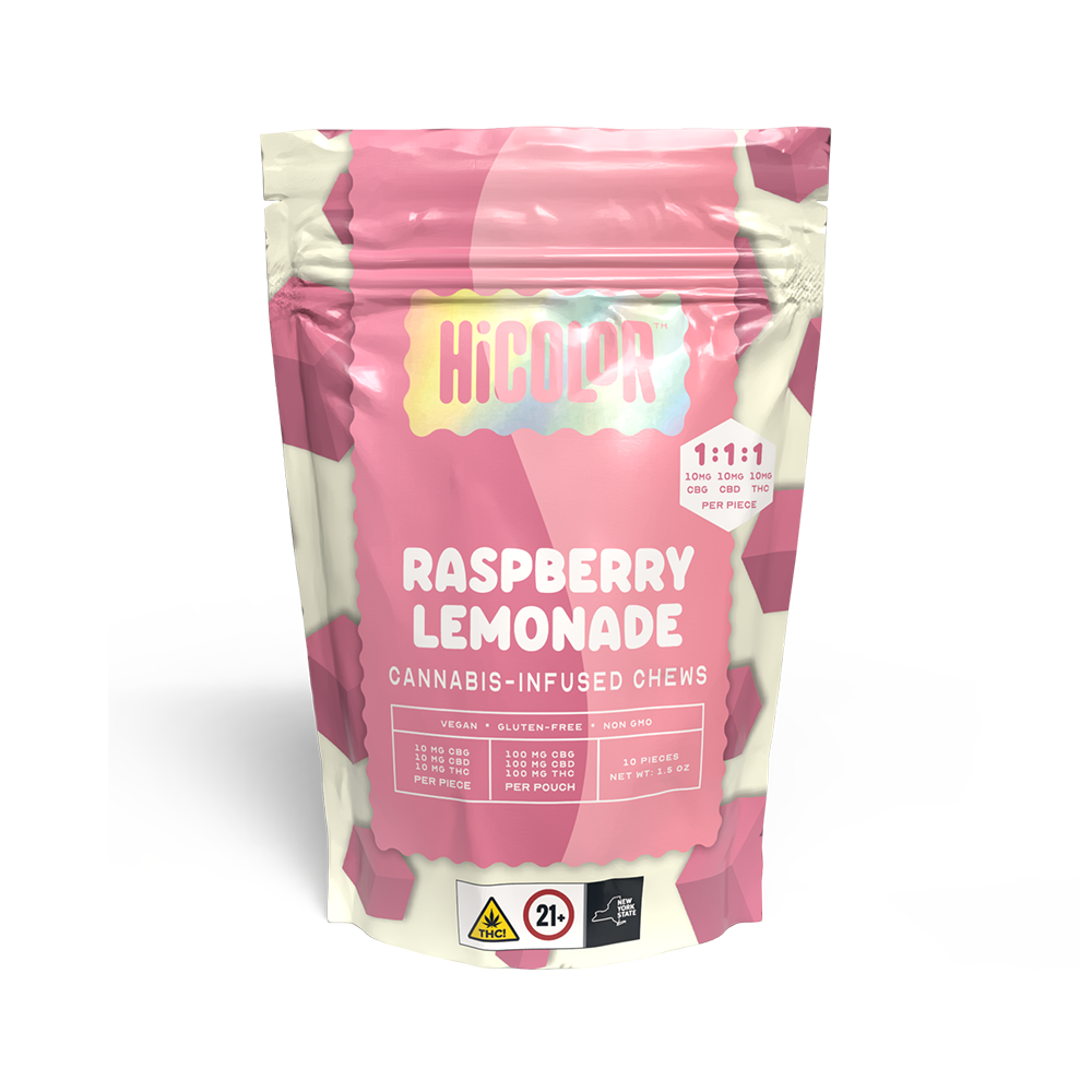 1:1:1 Raspberry Lemonade (RPL) (100mg CBG/100mg CBD/100mg THC)