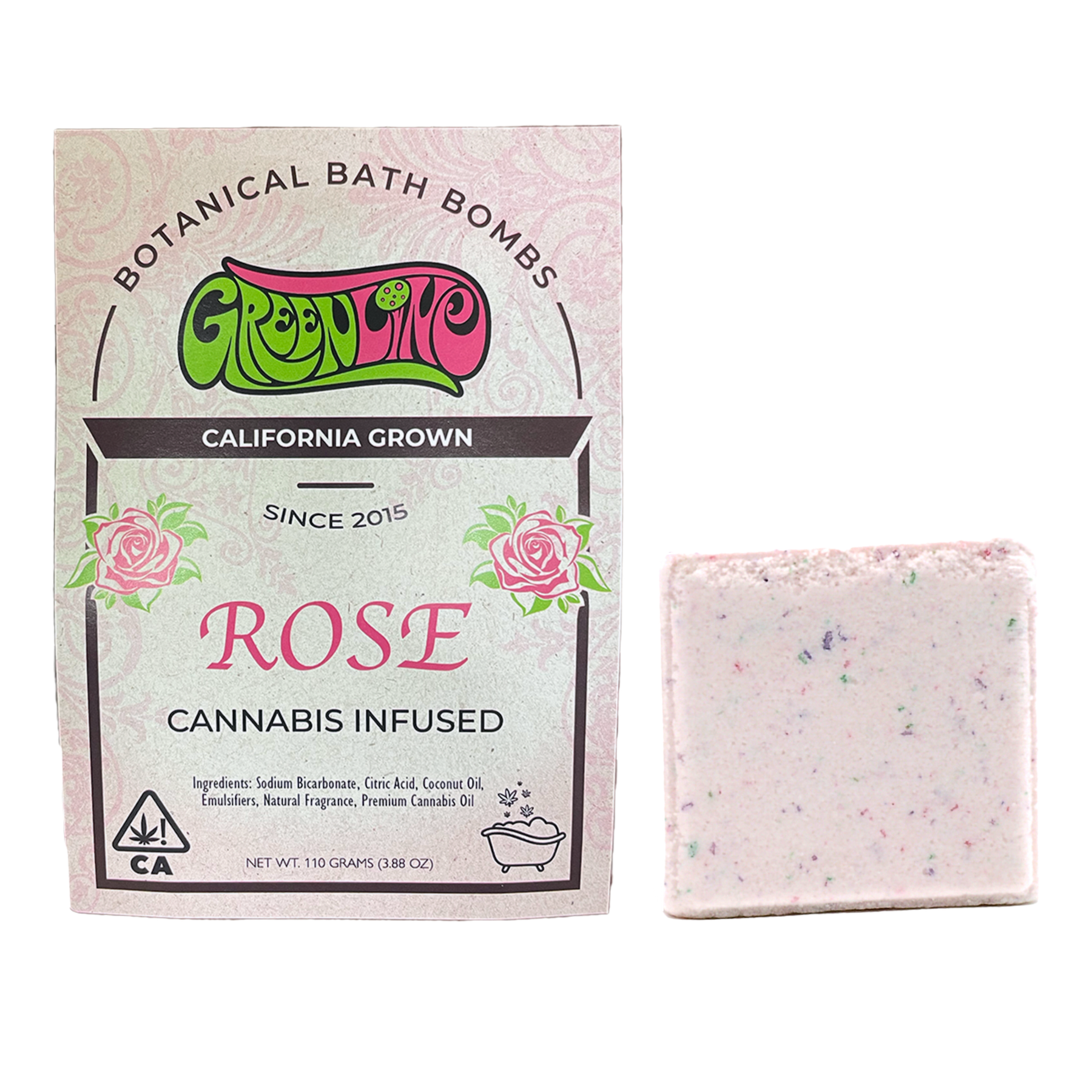 Rose Bath Bomb (500mg)