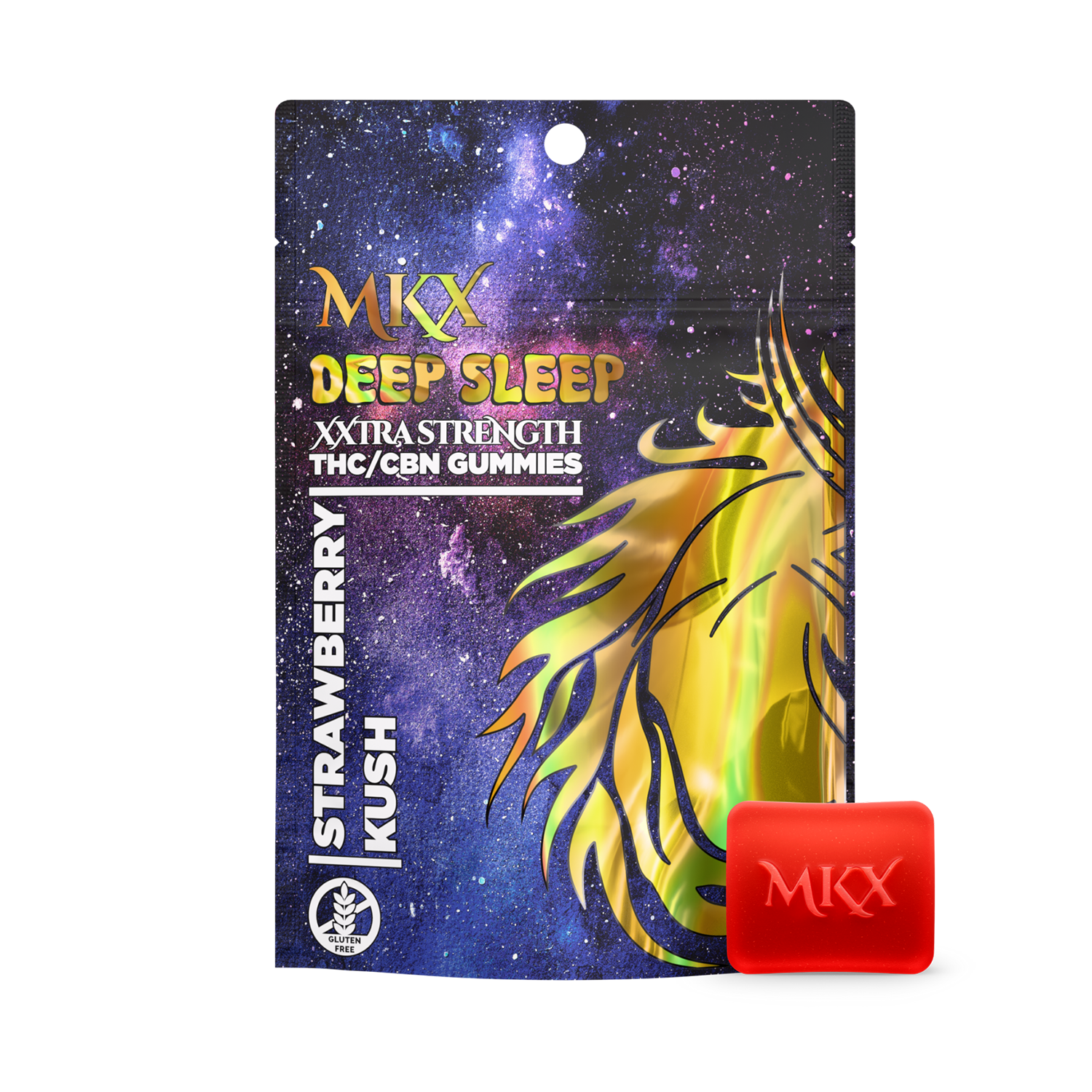 200mg | Strawberry Kush | THC/CBN Deep Sleep Gummies