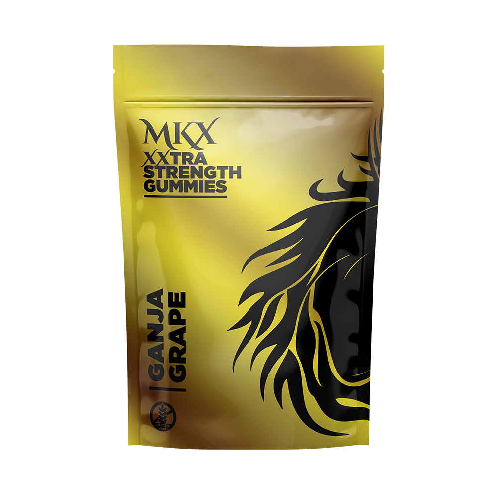 Ganja Grape (200mg) MKX Oil Co. Gummies Jane