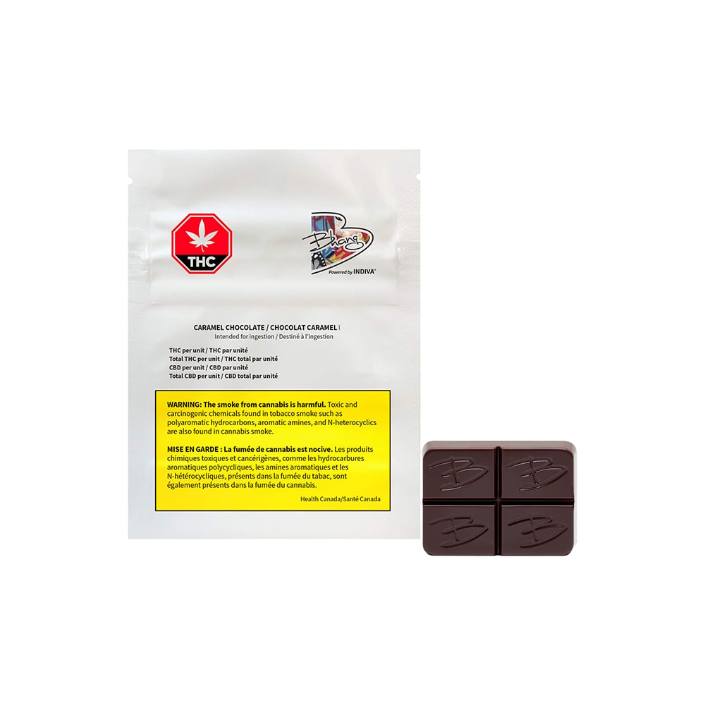 Bhang Bar Caramel Dark Chocolate 1:1 CBD (C) 100mg 10ct