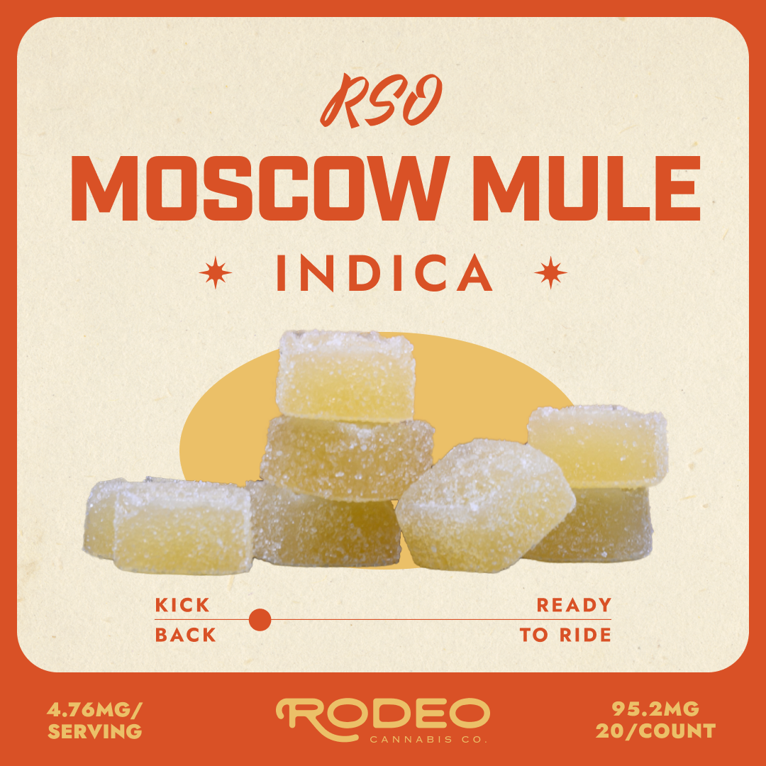 Rodeo Cannabis - Moscow Mule (I) RSO Gummies (4.76mg 20pk) C0070000190