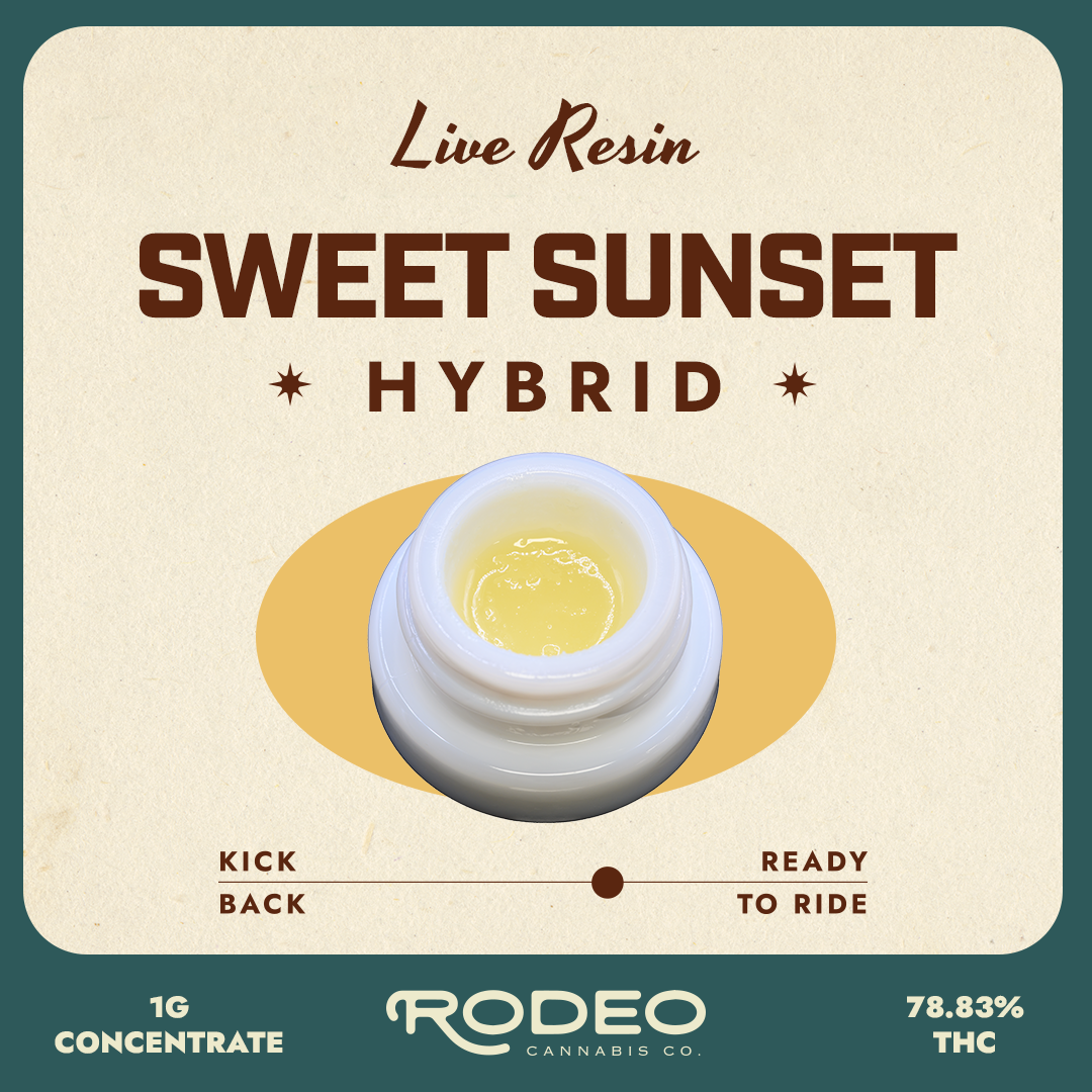 Rodeo MED Live Resin Sweet Sunset SP (H)  Concentrate (C0070000185)