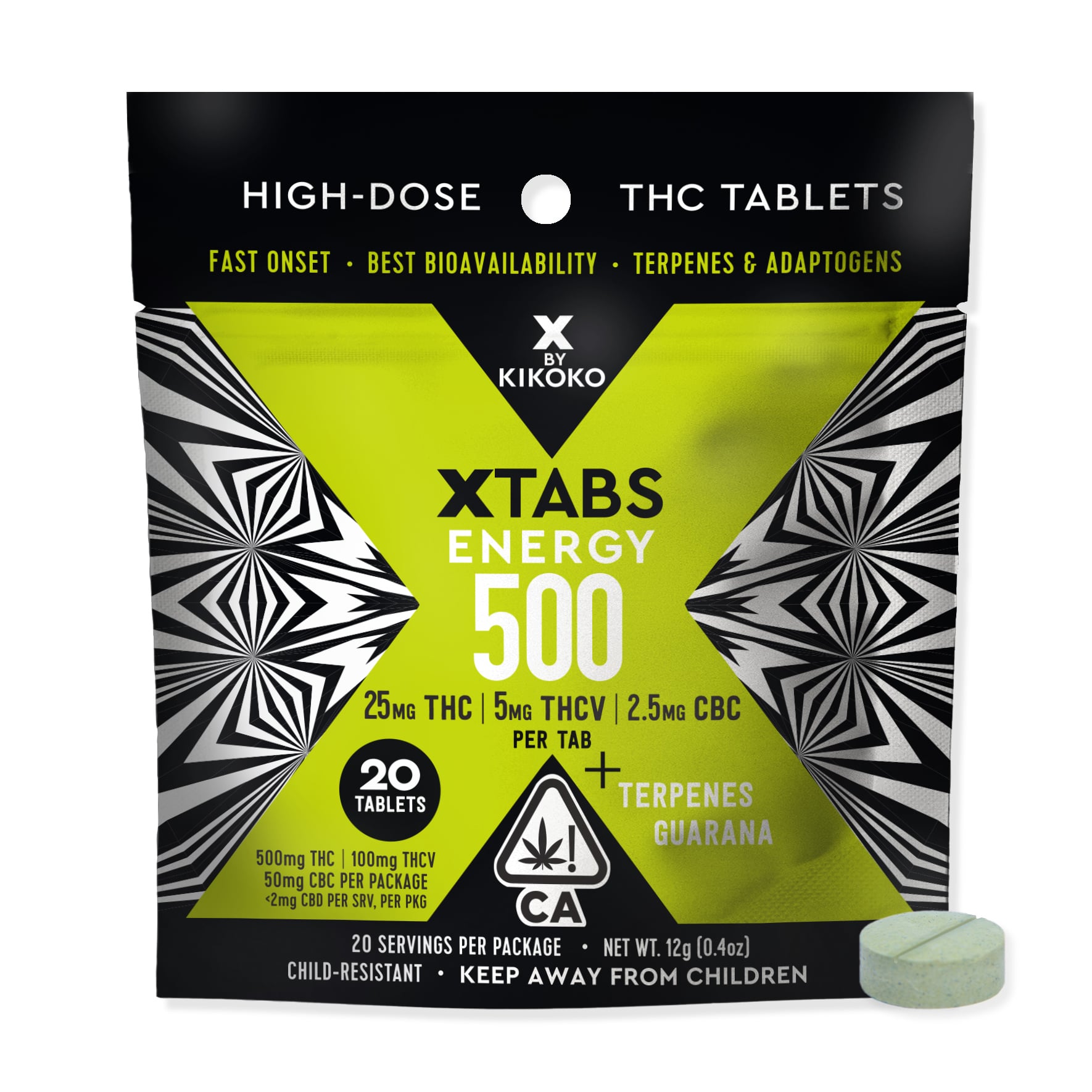 Shop Energy [20pk] (500mg THC/ 100mg THCV/ 50mg CBC) | Sebastopol