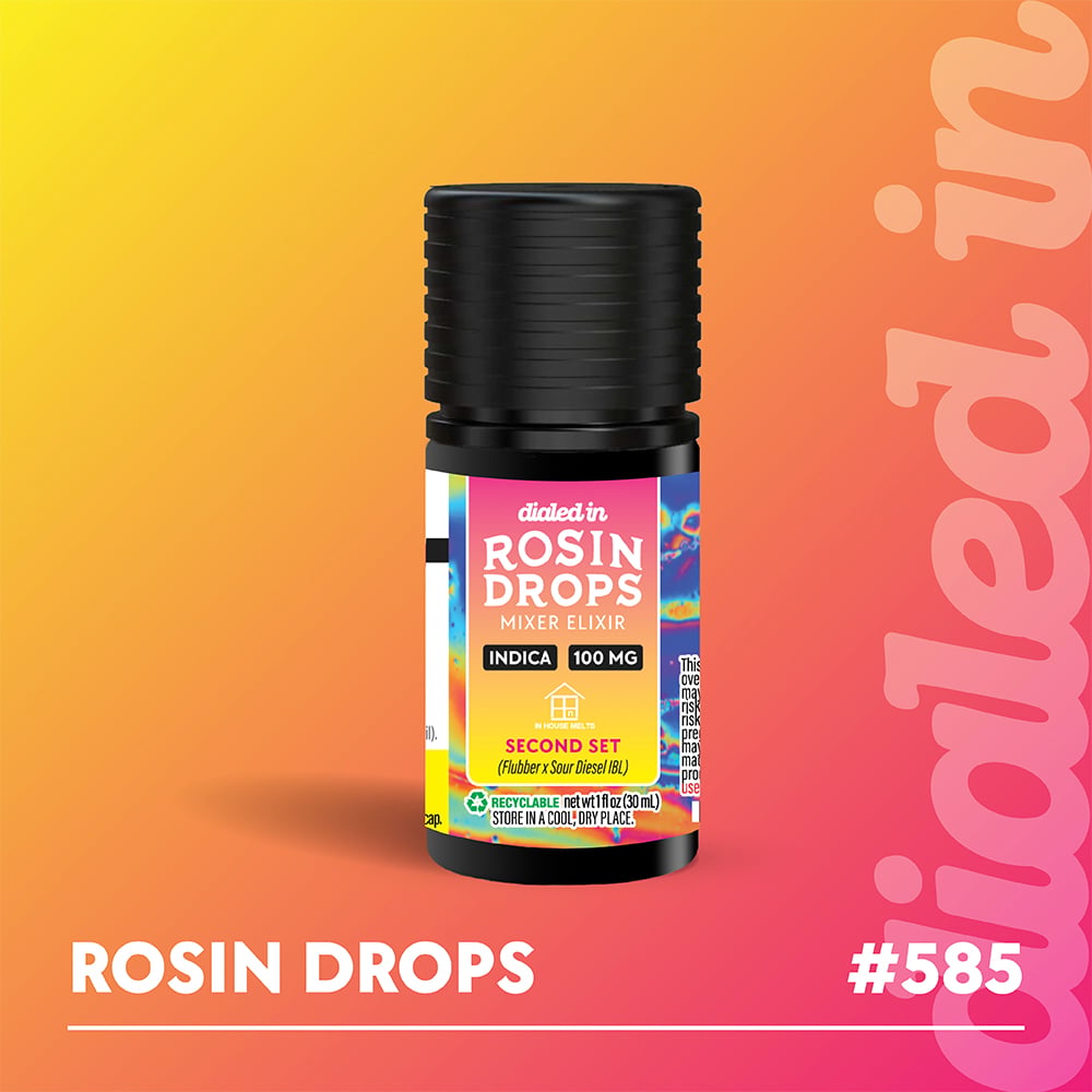 100mg - Second Set (Flub Diesel (Flubber x Sour Diesel IBL) - Rosin Drops