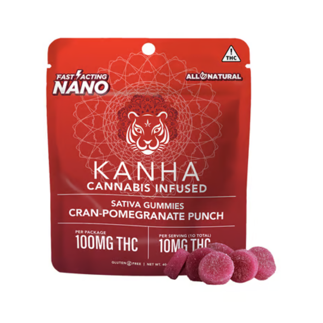 Cran-Pomegranate Punch - Sativa [10pk] (100mg)