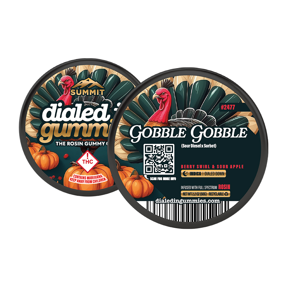 100mg - Gobble Gobble #2477 - Rosin Gummies (10pk)