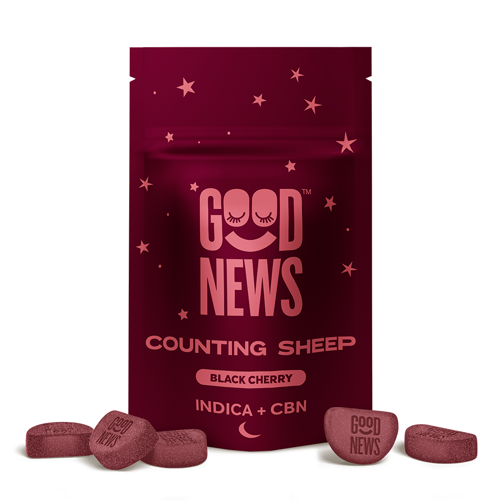 COUNTING SHEEP: Black Cherry with CBN [10pk] (100mg THC/50mg CBN)
