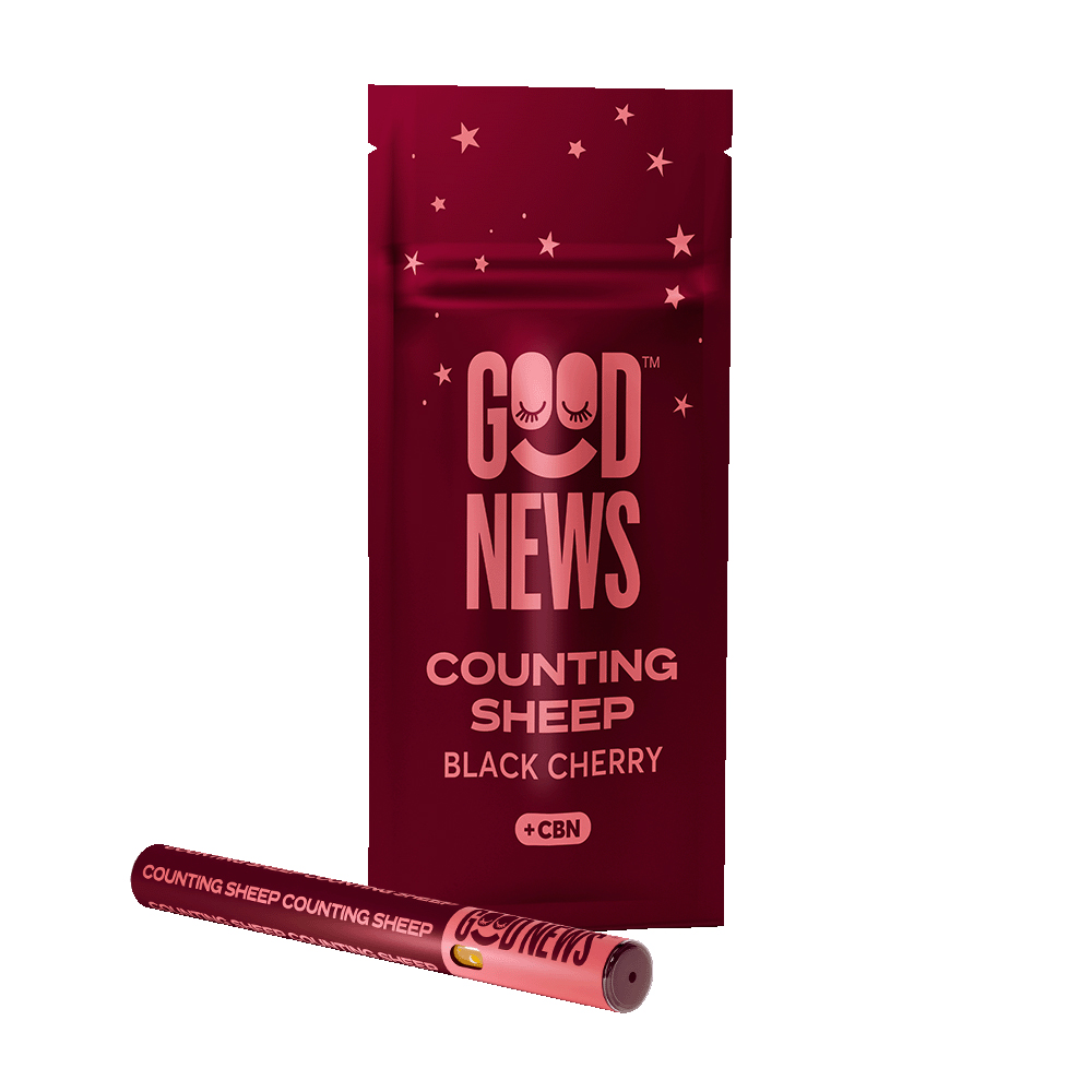 COUNTING SHEEP: Black Cherry Vape Pen with CBN (500mg)