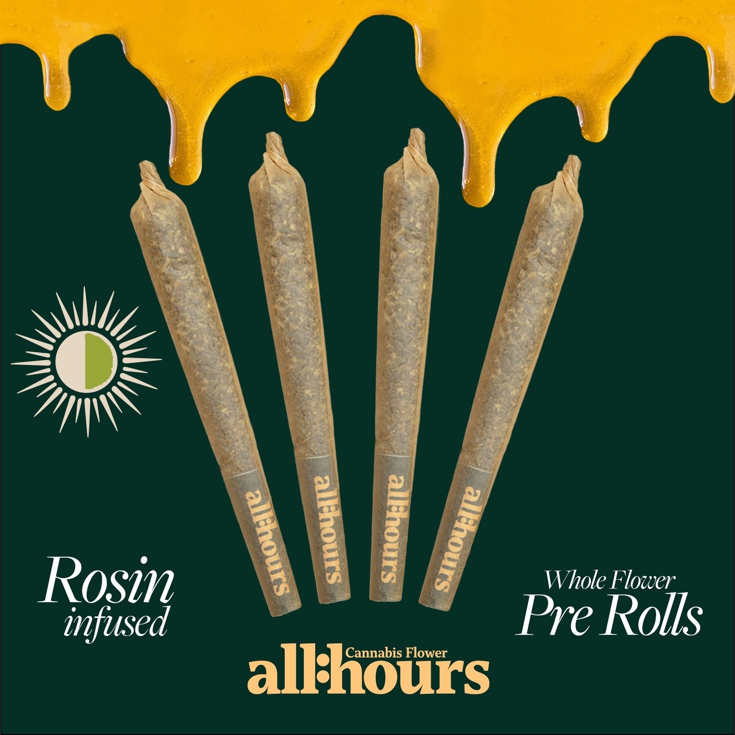 all:hours - 10G's (H) Rosin Roll Shorties 4pk (1.6g) C0040001418