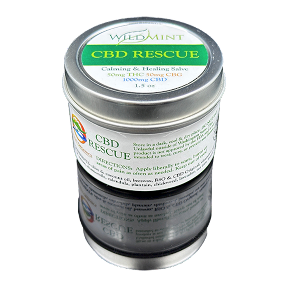 Wild Mint - CBD Rescue [1.5oz] (1000mg CBD/50mg THC/50mg CBG)