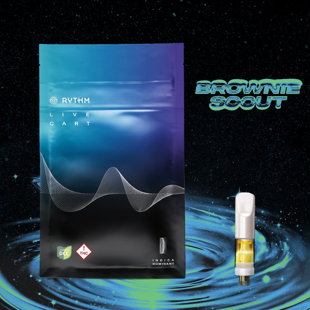 Rythm Brownie Scout Live Resin Cart Indica