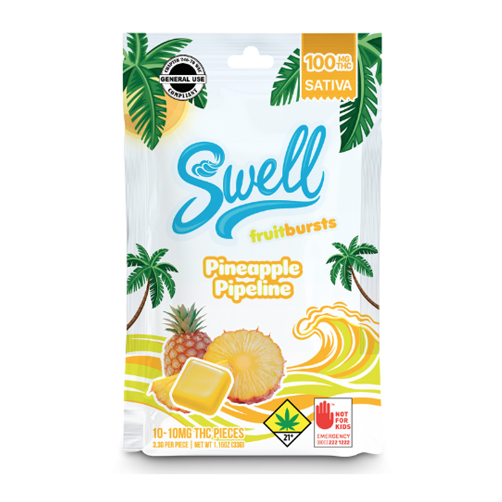 Pineapple Pipeline - Sativa [10pk] (100mg)