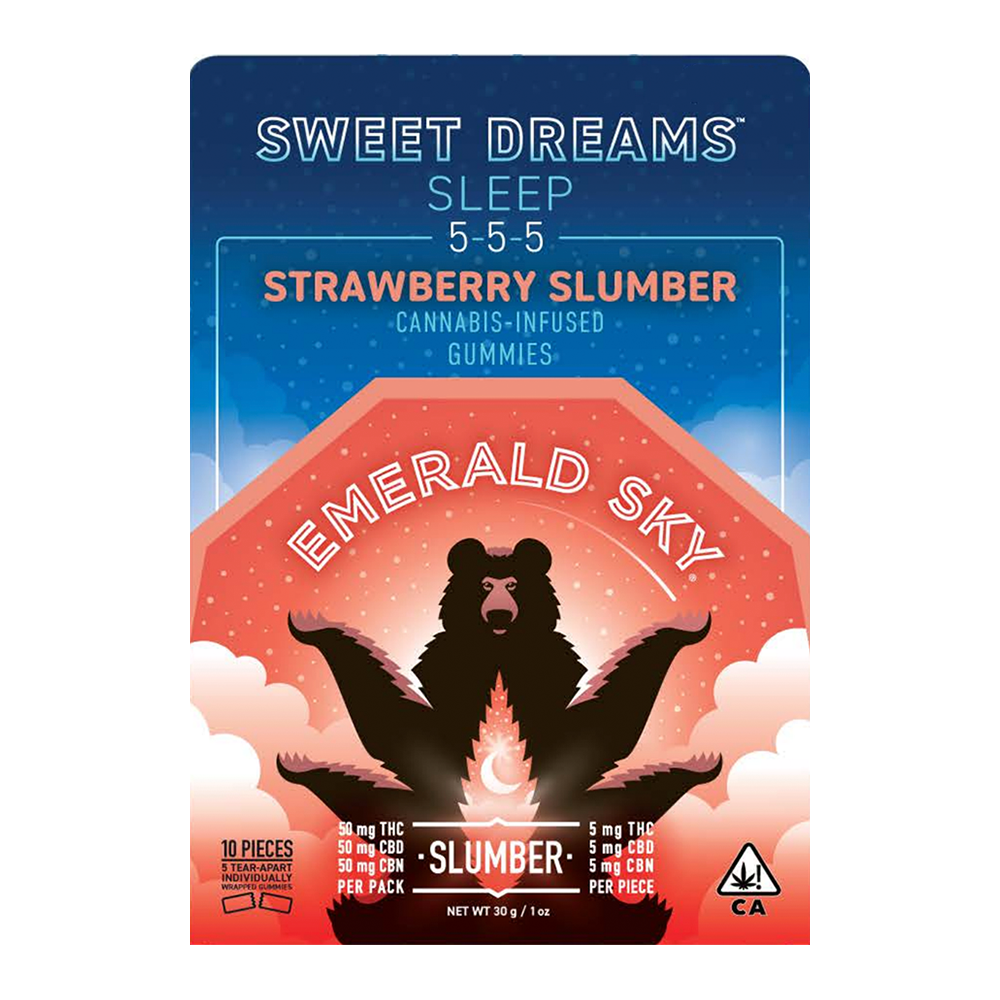 Sweet Dreams Strawberry Slumber [5pk] (50mg THC/50mg CBD/50mg CBN)