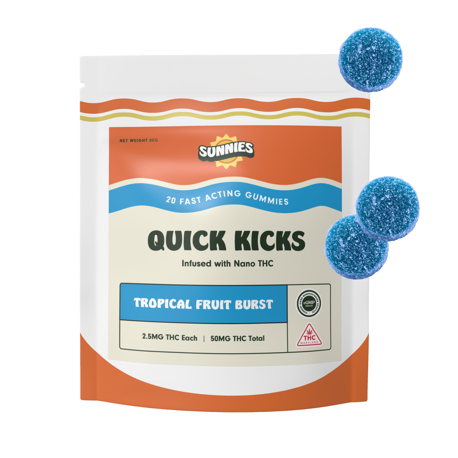 Tropical Fruit Burst [20pk] (50mg)