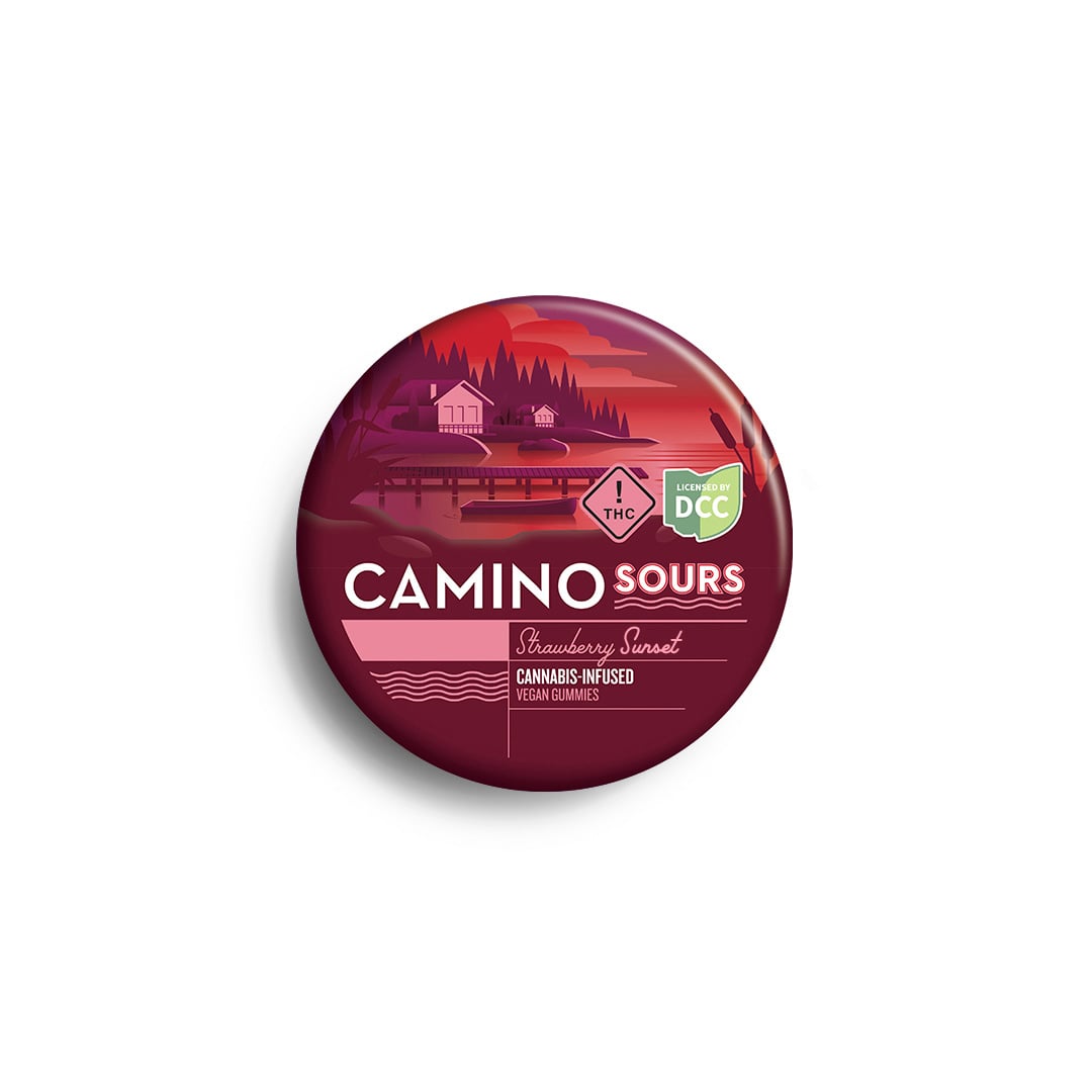 CAMINO - SOUR STRAWBERRY SUNSET - GUMMIES - [100MG] - 10PK