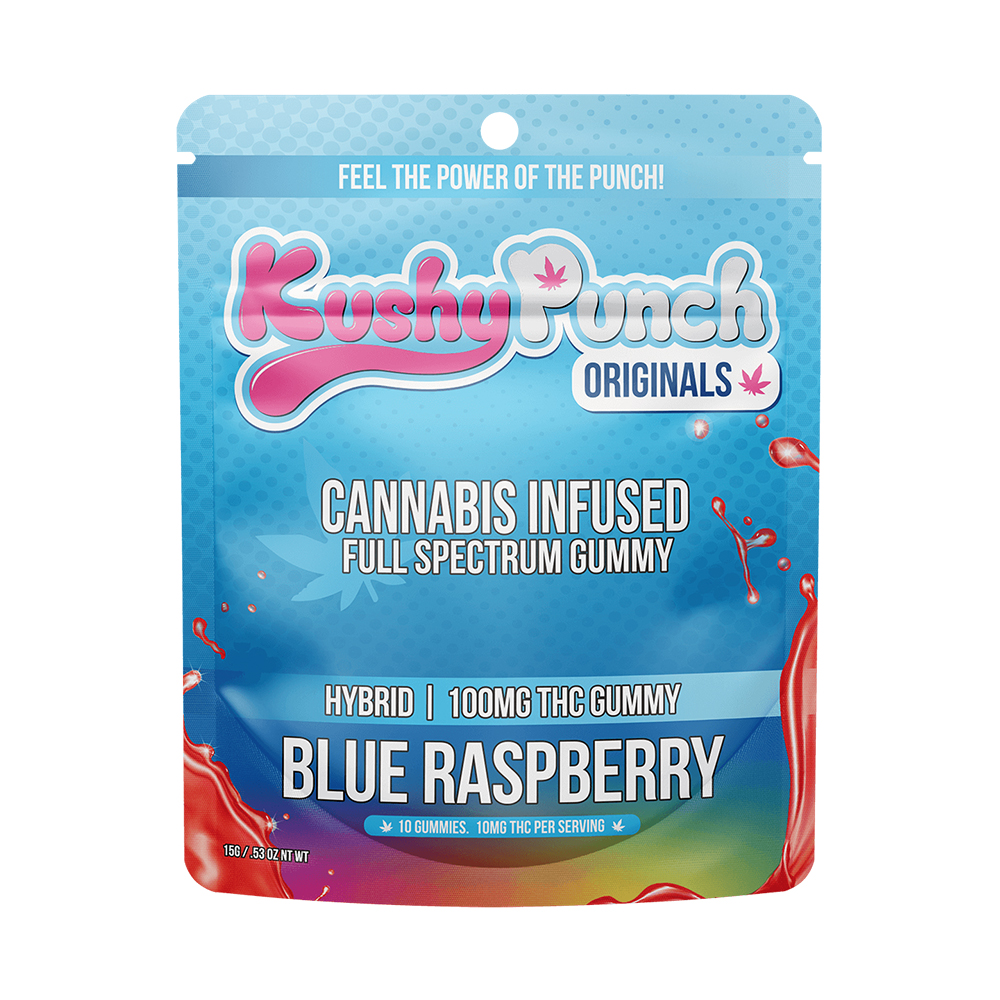 KANHA | Blue Raspberry | Hybrid | 100mg THC | 10-pack