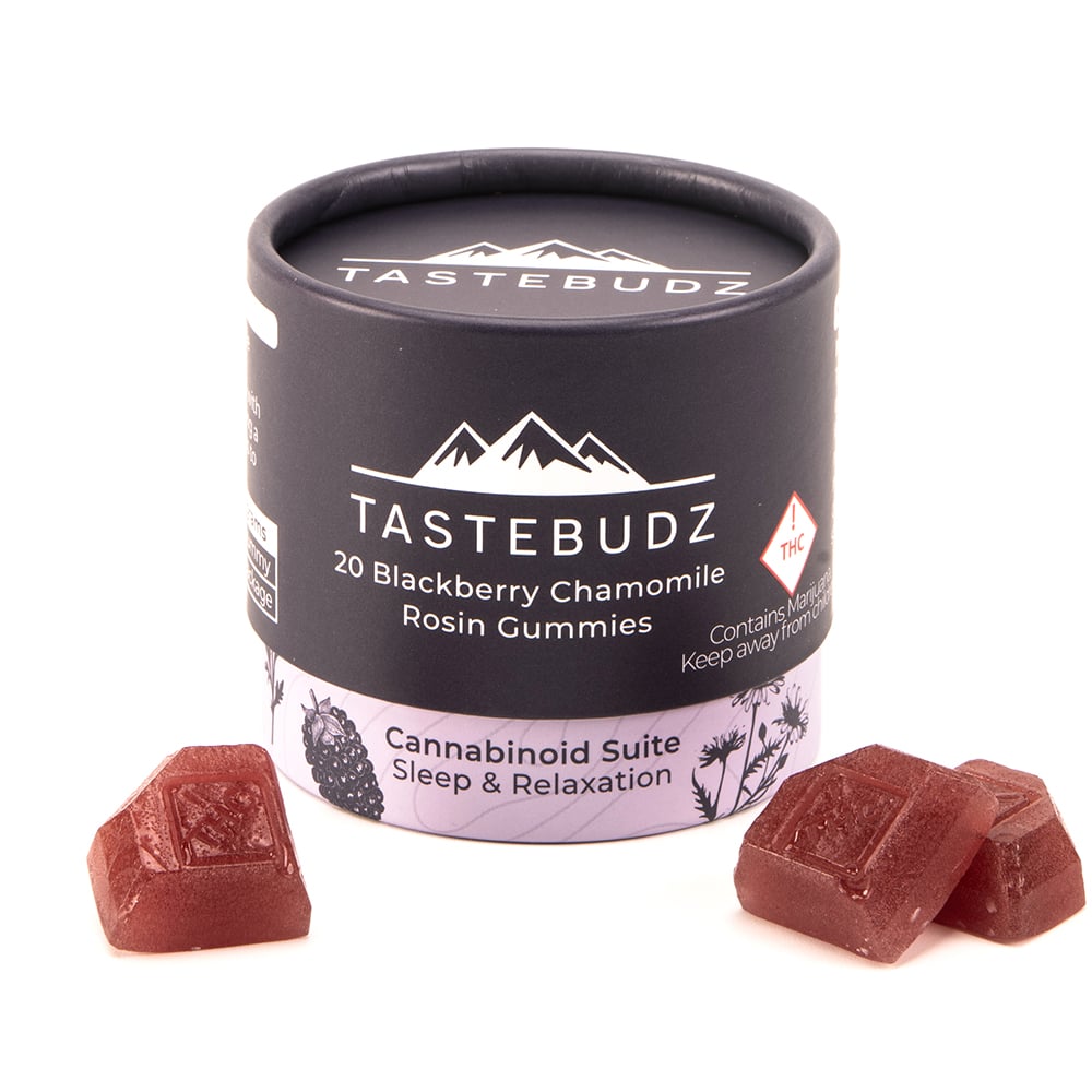 Blackberry Chamomile Rosin Gummies | CBN | CBD | THC | (200mg CBN/100mg CBD/20mg THC) Blackberry Chamomile Rosin Gummies | CBN | CBD | THC | (200mg CBN/100mg CBD/20mg THC)