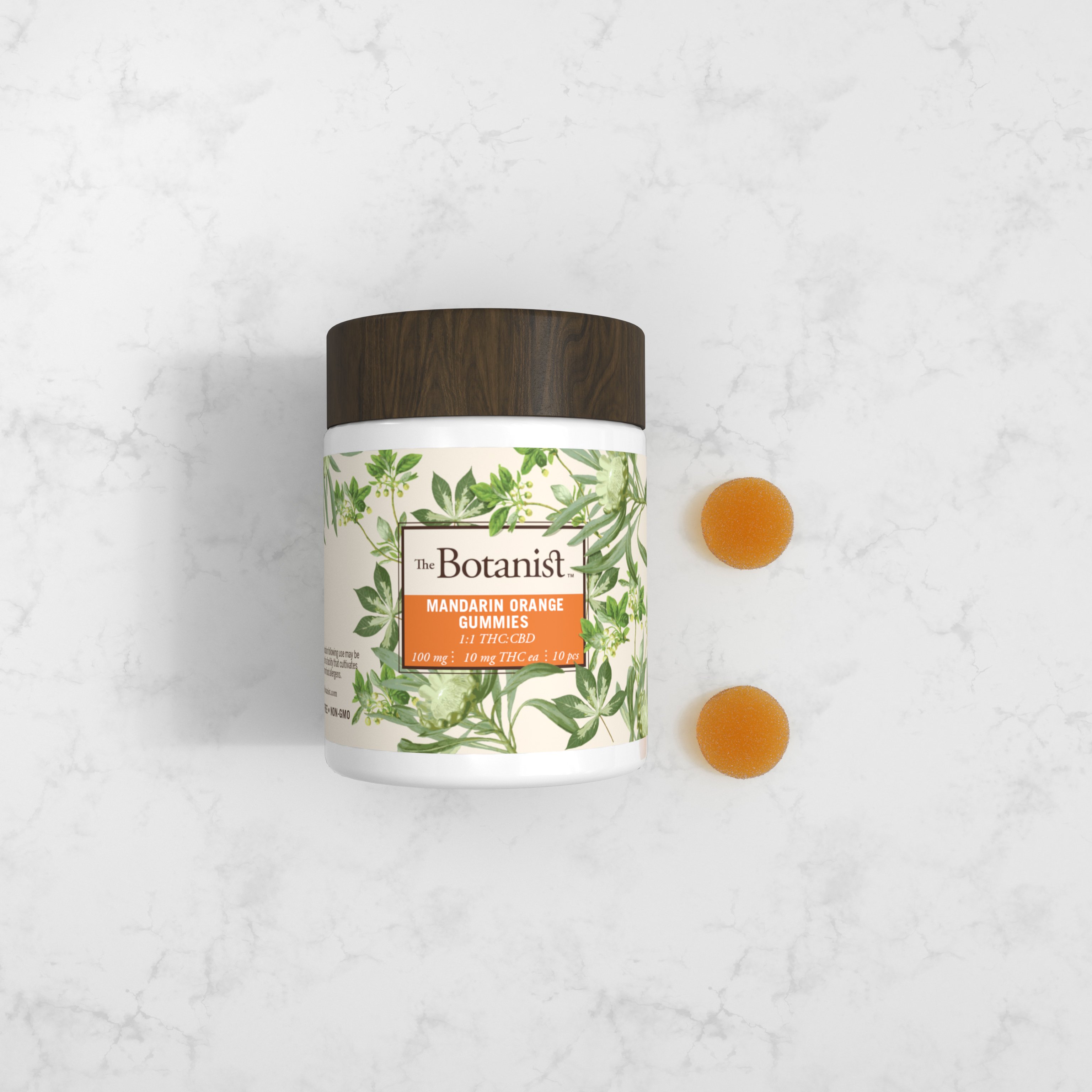 1:1 Mandarin Orange [10pk] (100mg CBD/100mg THC)