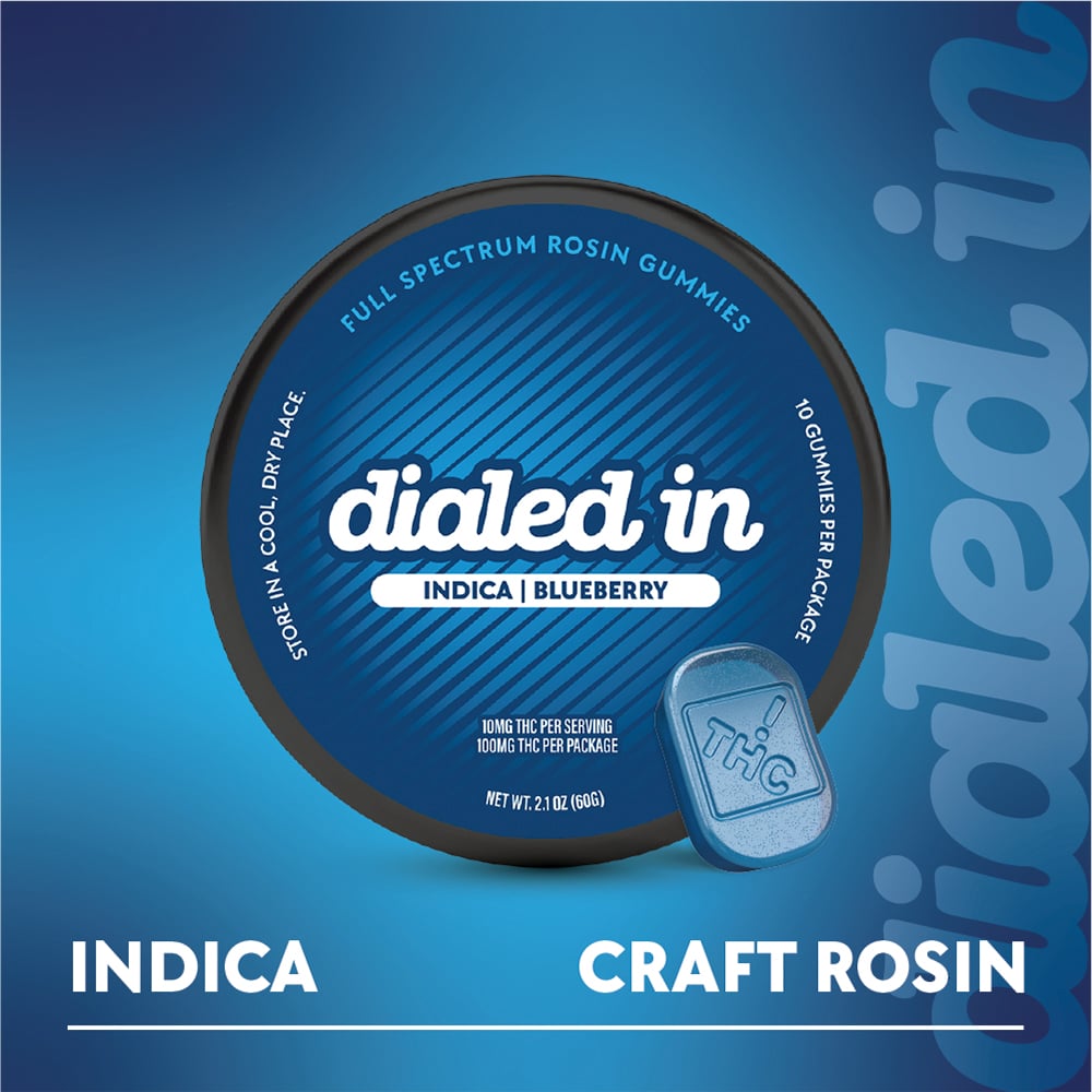 100mg - Blueberry - Rosin Gummies (10pk)