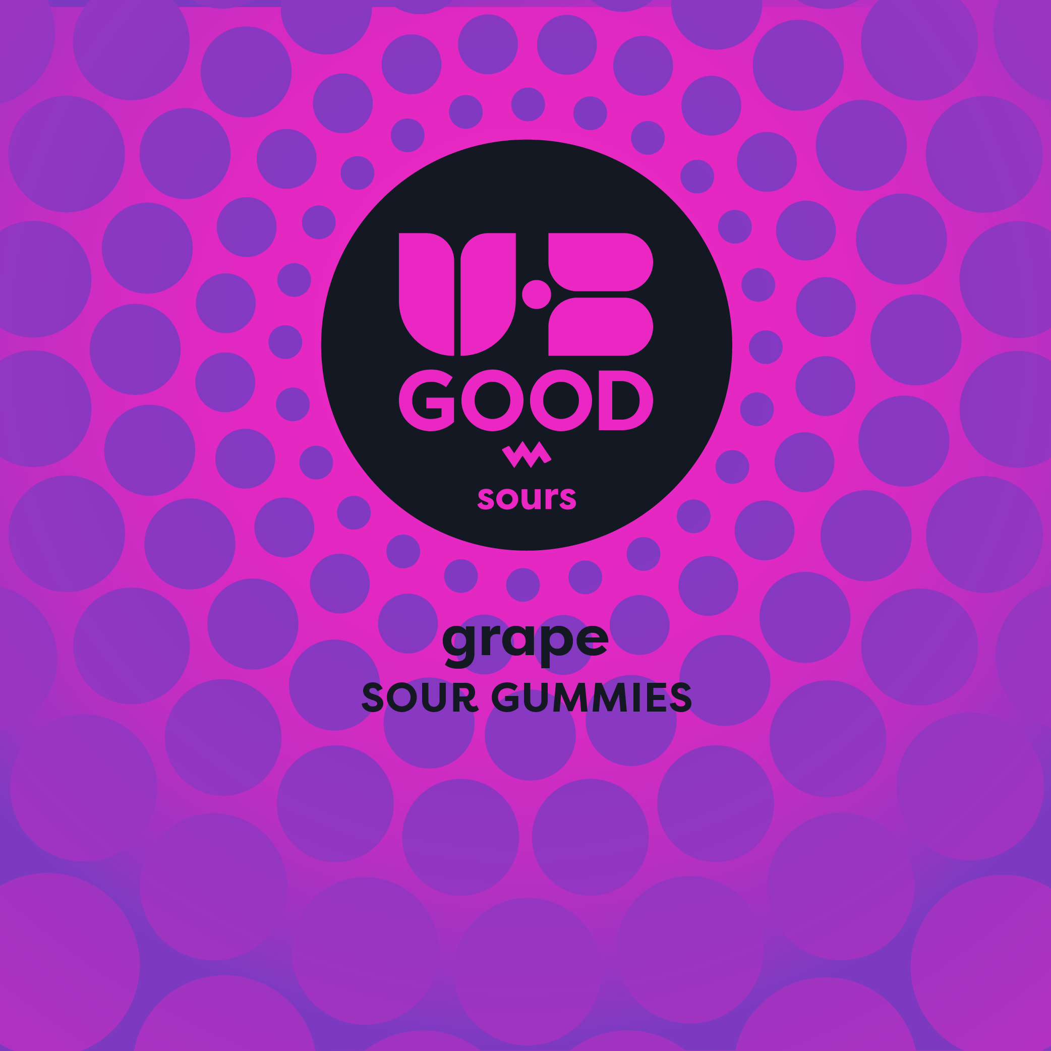 UB GOOD - SOUR GRAPE + CBG & THCV - GUMMIES - [100MG] - 10PK