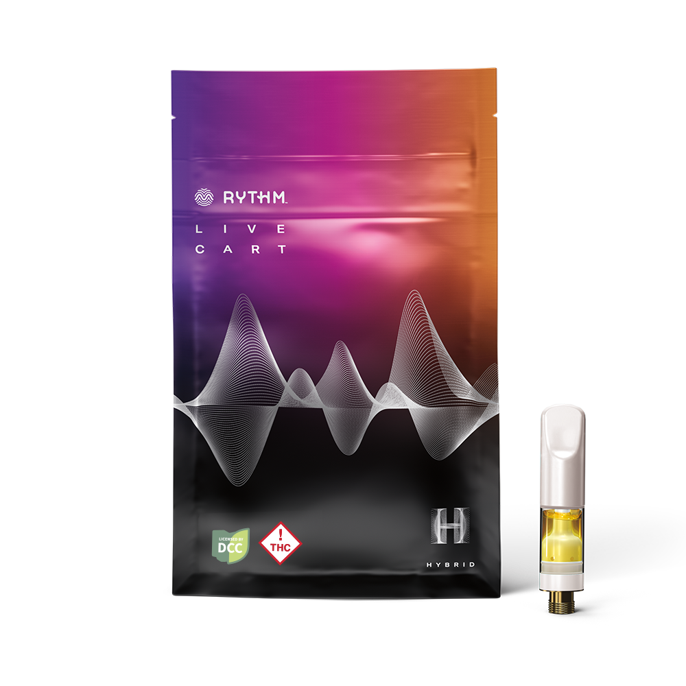 RYTHM  APPLE COBBLER  LIVE RESIN CART  HYBRID