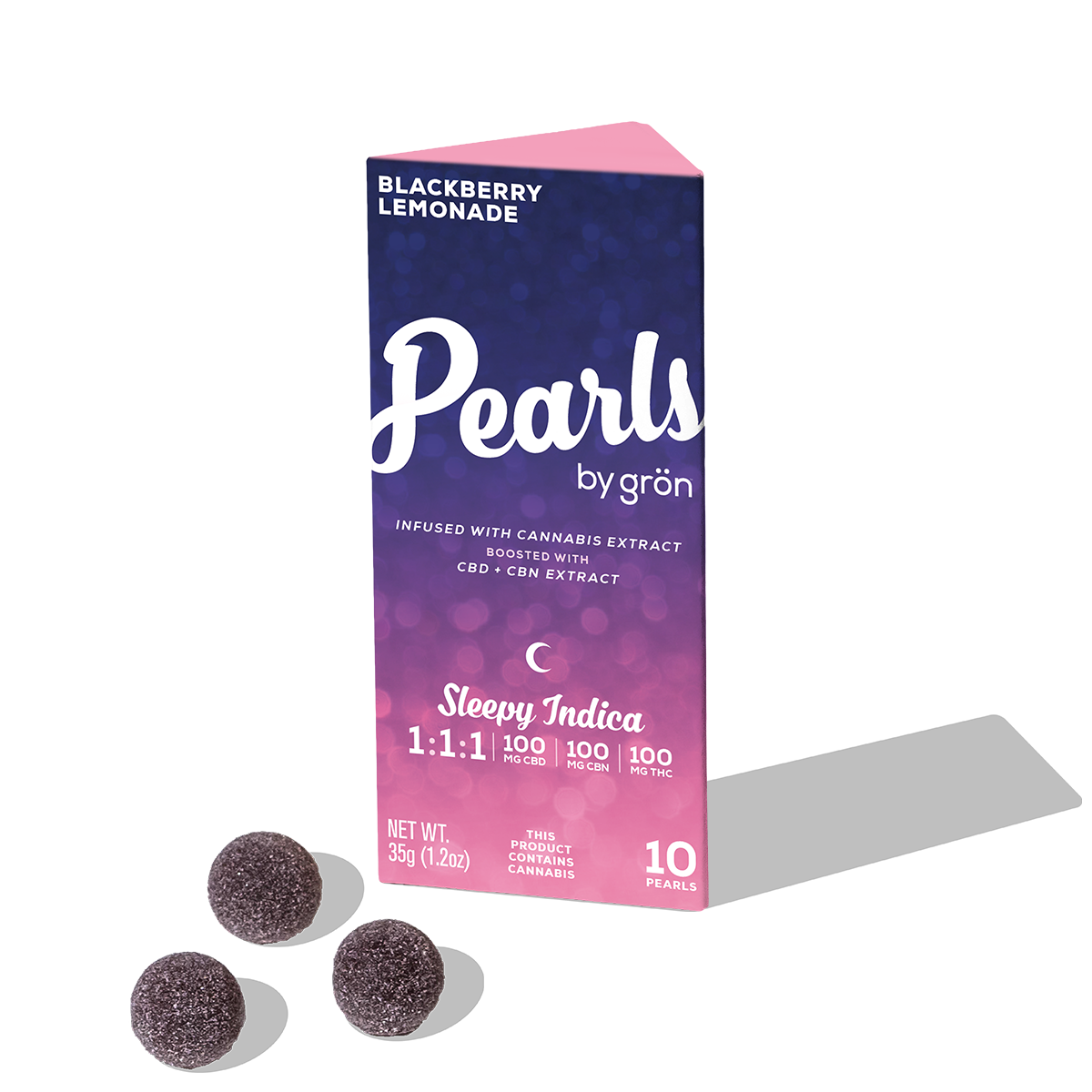 1:1:1 Blackberry Lemonade Pearls - CBN/CBD/THC - Sleepy Indica