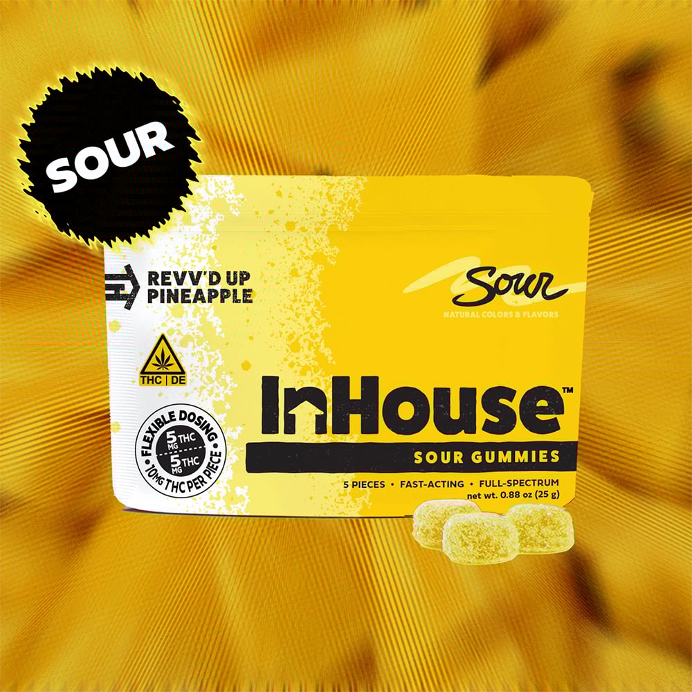 Revv'd Up Sour Pineapple [5pk] (50mg)