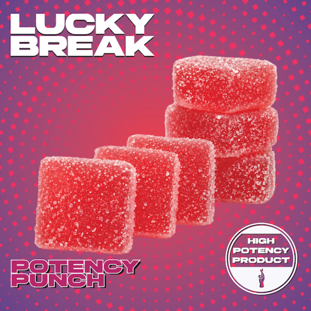 Lucky Break - Potency Punch (H) Lucky Chews (102.5mg 6pk) C0130000123
