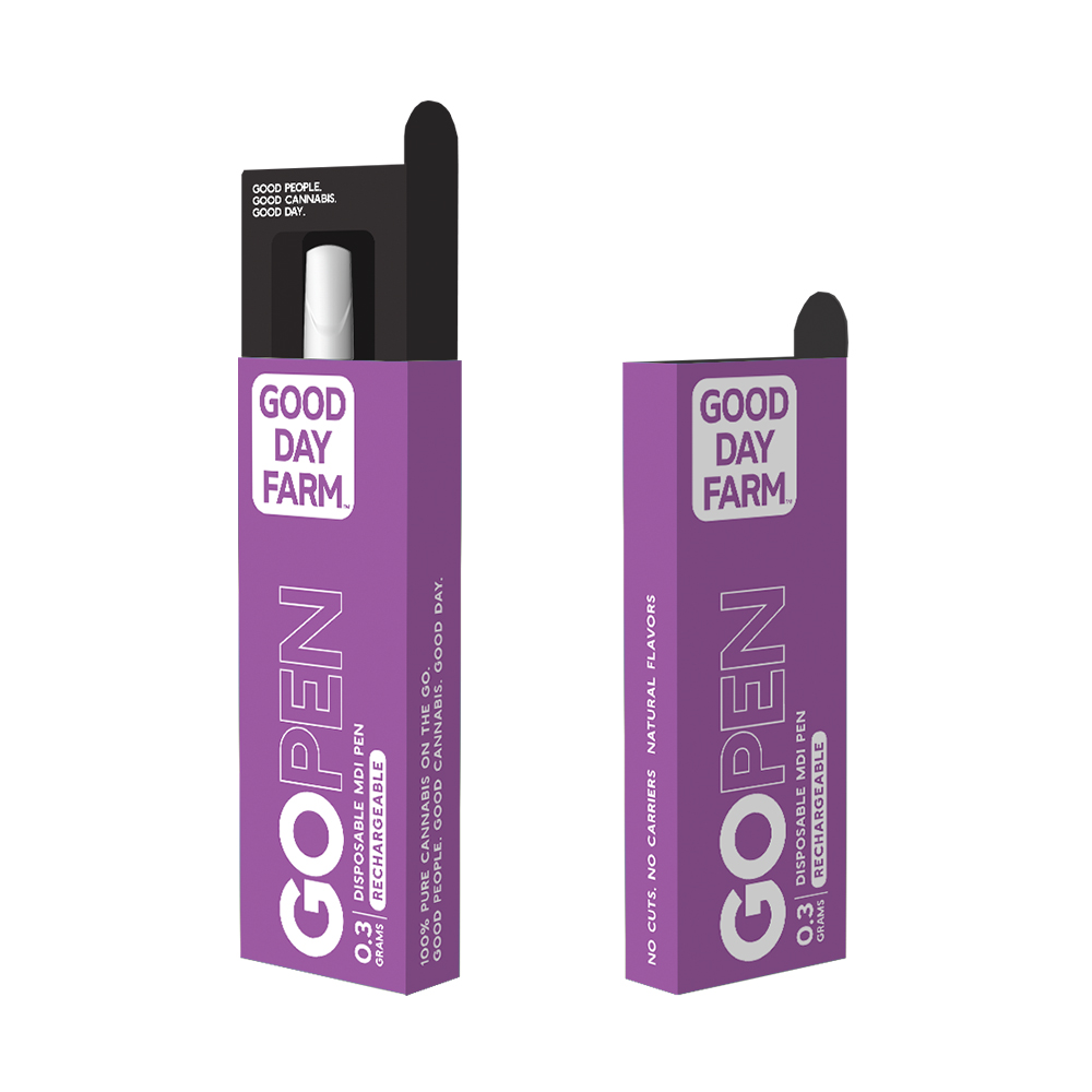 Thin Minntz Kush [.3g] Good Day Farm GO Pen Disposable Vape Jane